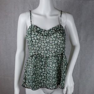 LILY WHITE Blue Floral Top